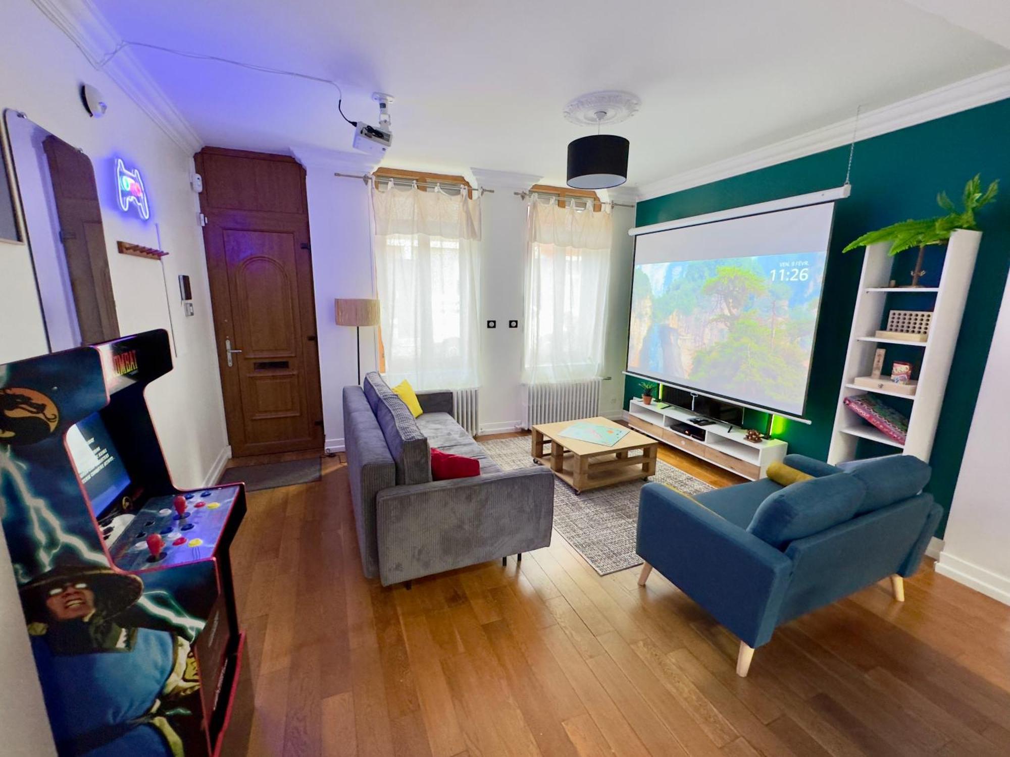 Maison 3Ch - Cinema - Game Room - Parking - Gare Amiens Exteriér fotografie